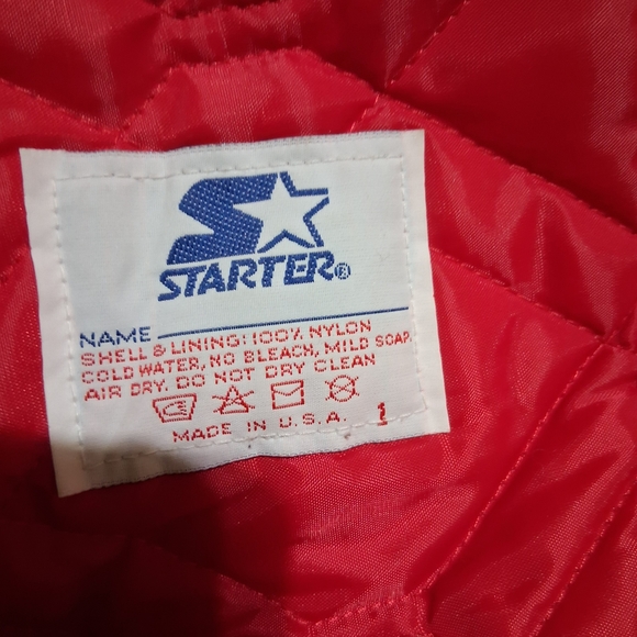 STARTER Authentic Pro Line Red Jacket - Picture 6 of 10